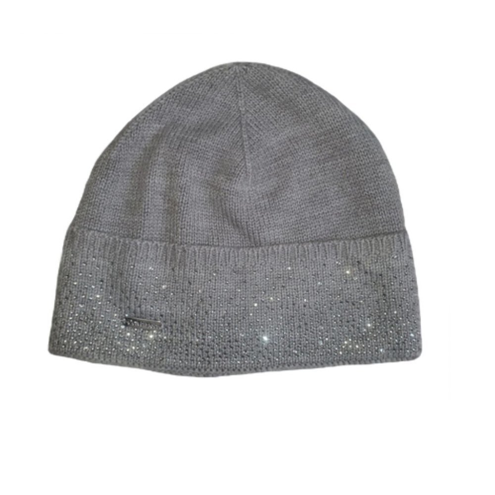 Calvin Klien Glitzy Silver Beanie || EUC